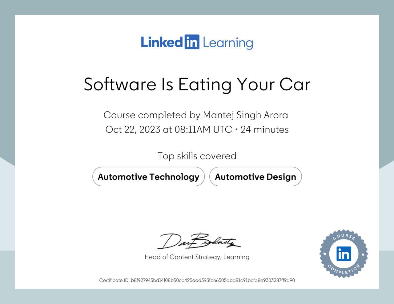 Software Is Eating Your Car