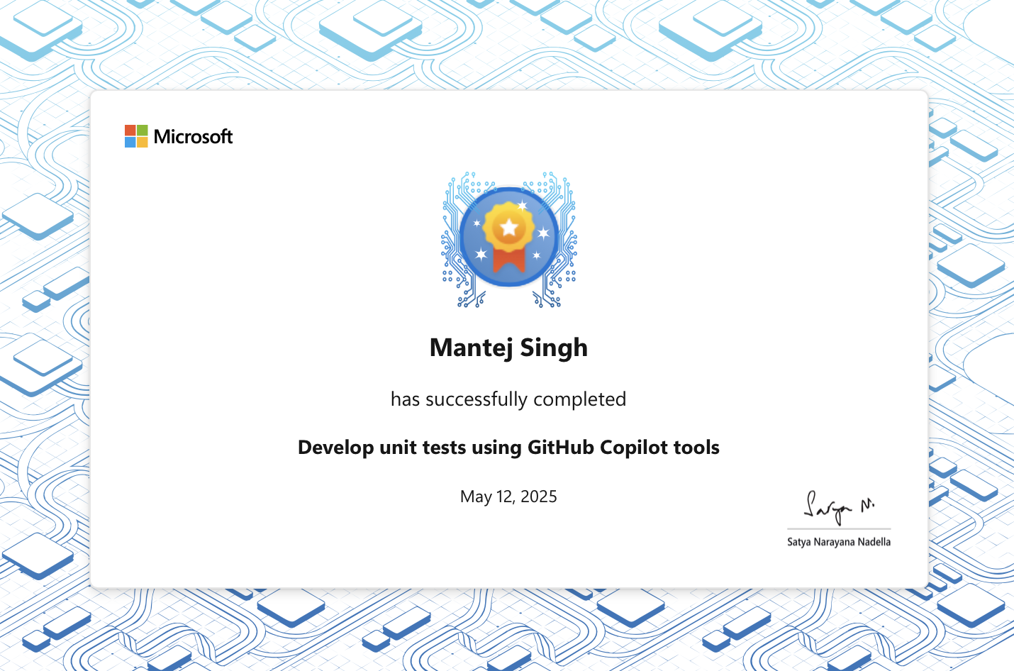 Develop unit tests using Github Copilot tools